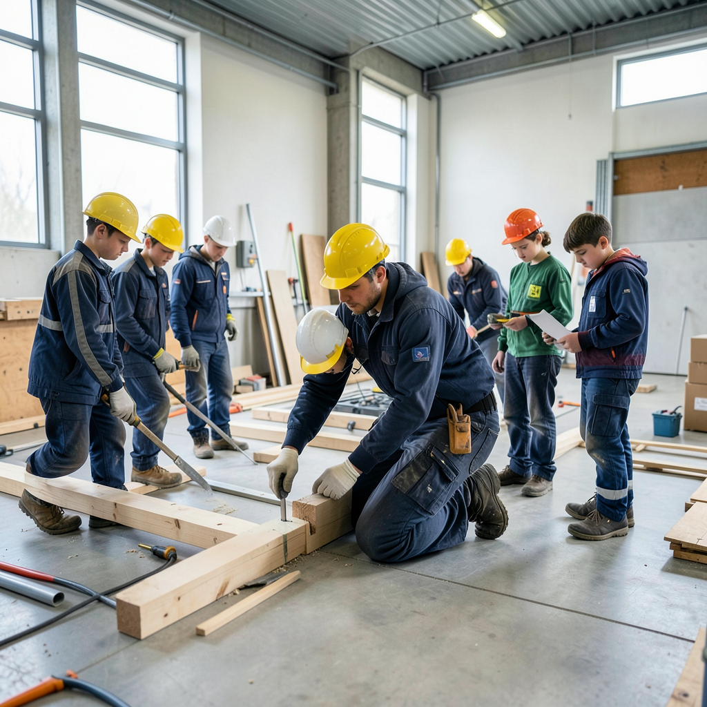 Six Leeds apprentices build new training centre for young people in Wortley